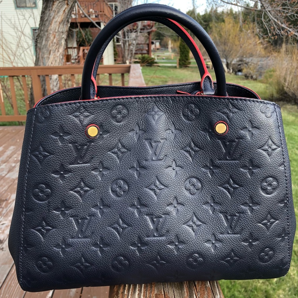 Louis Vuitton Monogram Empreinte Leather Bag